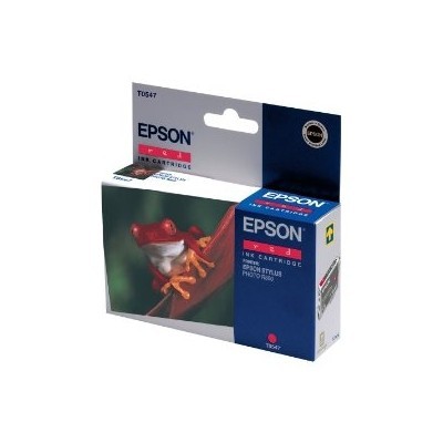 Červená inkoustová kazeta EPSON pro Stylus Photo R800 (T0547) - Originální