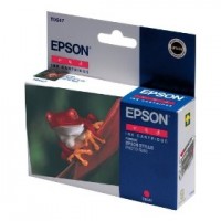 Červená inkoustová kazeta EPSON pro Stylus Photo R800 (T0547) - Originální