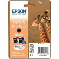Černé inkoustové kazety Epson Twinpack pro D92,D120 (T0711H) - Originální