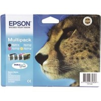 Barevné inkoustové kazety Epson CMYK Multipack (T0715) - Originální