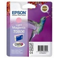 Světlá, purpurová inkoustová kazeta Epson pro Stylus Photo 360, RX560 (T0806) - Originální