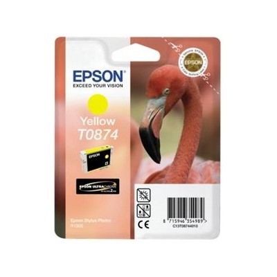 Žlutá inkoustová kazeta EPSON pro Stylus Photo R1900 (T0874) - Originální