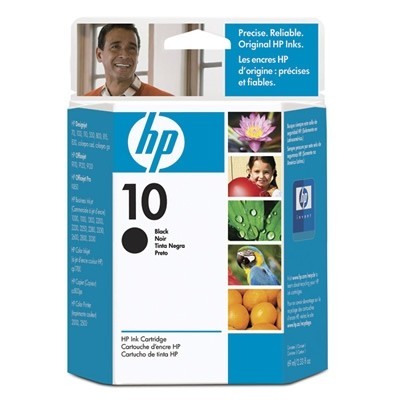 Černá inkoustová kazeta HP 10 (HP10, HP-10, C4844A) - Originální