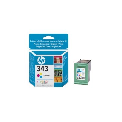 Tříbarevná inkoustová tisková kazeta HP 343 (HP343, HP-343, C8766EE) - Originální