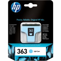 Světlá azurová inkoustová kazeta HP 363 (HP363, HP-363, C8774EE) - Originální