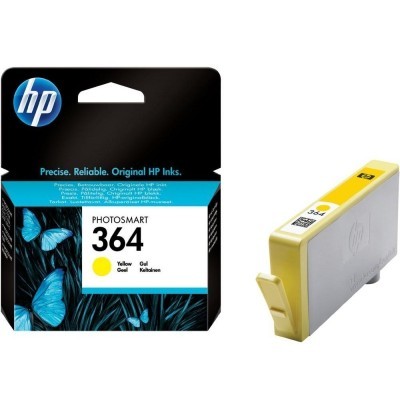 Žlutá inkoustová kazeta HP 364 (HP364, HP-364, CB320EE) - Originální