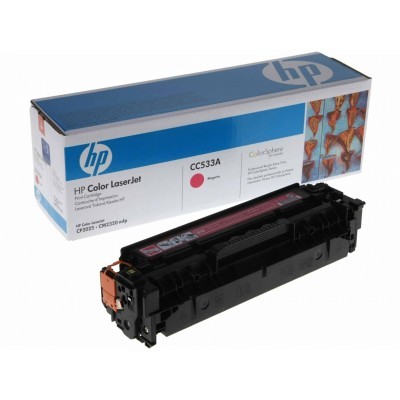 Purpurová tonerová kazeta HP CC533A pro Color LaserJet CP2025 - Originální