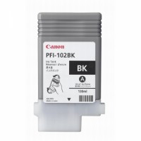 Černá, matná inkoustová kazeta Canon PFI-102 MBK (iPF-500, 700) - Originální