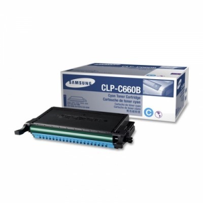 Azurová tonerová kazeta Samsung pro CLP-660/CLX-6200 (CLP 660/CLX 6200, CLP660/CLX6200), velká - Originální