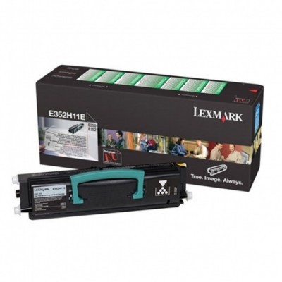 Černá tonerová kazeta Lexmark E350/E352 (9.000 stran), Return - Originální