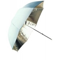 Linkstar PUR-102H odrazný deštník 102cm (zářivá stříbrná/černá)