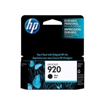 Černá inkoustová kazeta HP 920 Officejet (HP920, HP-920, CD971AE) - Originální