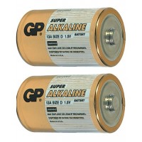 Alkalické baterie GP Super C 1,5 V, 2 kusy