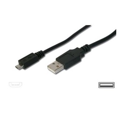 PremiumCord micro USB kabel, A-B, USB 2.0, 3m