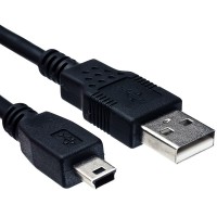 PremiumCord Kabel USB 2.0, A-B mini, 5pinů, 0,5m