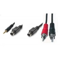 PremiumCord Kabel S-Video+3,5Jack-S-Video+2xCINCH 5m