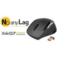 A4tech G7 750, herní bezdrátová optická myš, dosah 15m, černá, USB