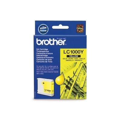 Žlutá inkoustová kazeta Brother LC-1000Y (MFC-240C) - Originální