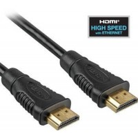 PremiumCord HDMI High Speed + Ethernet kabel, 5m, zlacené konektory