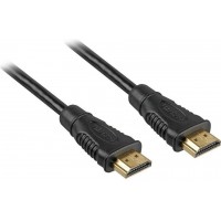 PremiumCord HDMI High Speed + Ethernet kabel, 1m, zlacené konektory