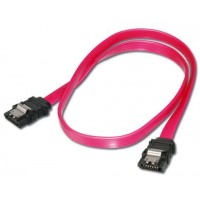 PremiumCord 0,75m kabel SATA 1.5/3.0 GBit/s s kovovou zapadkou