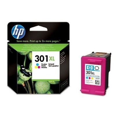 Tříbarevná inkoustová kazeta HP 301XL (HP301XL, HP-301XL, CH564EE) - Originální