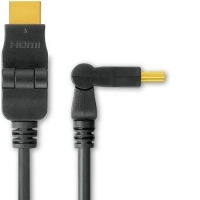 PremiumCord Kabel HDMI A - HDMI A M/M 2m,  otočné zlacené konektory,HDMI 1.3b