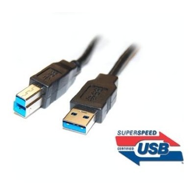 PremiumCord Kabel USB 3.0 Super-speed 5Gbps  A-B, 9pin, 5m