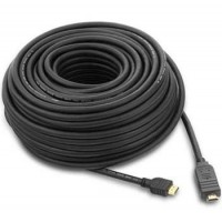 PremiumCord HDMI High Speed with Ether. kabel se zesilovačem, 20m, 3x stínění, M/M, zlacené konektory, černý