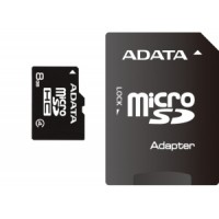 ADATA MicroSDHC 8GB Class 4 s adaptérem