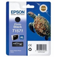 Černá inkoustová kazeta EPSON T1571 pro Photo R3000 - Originální