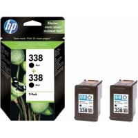 Černá inkoustová kazeta HP 338 Twin Pack (HP338, HP-338, CB331EE) - Originální