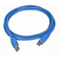 Kabel USB A-B 1,8m USB 3.0, modrý