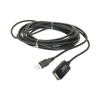 PremiumCord USB 2.0 repeater a prodlužovací kabel A/M-A/F  5m