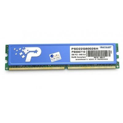 Patriot 2GB 800MHz DDR2 CL6 DIMM s chladičem
