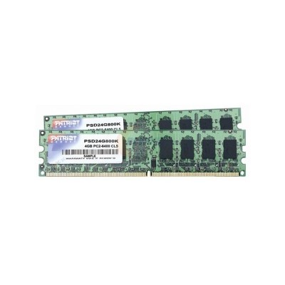 Patriot 4GB (Kit 2x2GB) 800MHz DDR2 CL5 DIMMs