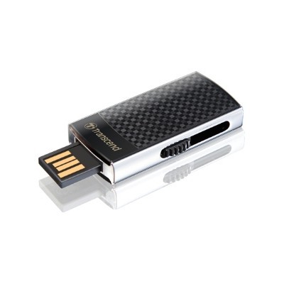 Transcend JetFlash 560 flashdisk 16GB USB 2.0, výsuv.konektor, černý, 10/18MB/s