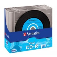 VERBATIM CD-R(10-Pack)Slim/Vinyl/DLP/52x/700MB
