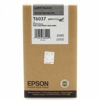 Černá, světla inkoustová kazeta Epson T6037 pro Stylus Pro 7800 - Originální
