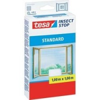 Síť proti hmyzu do okna Tesa Standard, 55670-20, 1 x 1 m, bílá