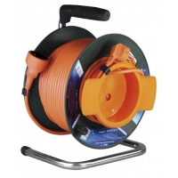 PVC prodlužovací kabel na bubnu – spojka, 50m, 1,5mm2