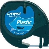 Páska do štítkovače DYMO 91225 (S0721700), 12 mm, LT LetraTAG, 4 m, černá/ultra modrá
