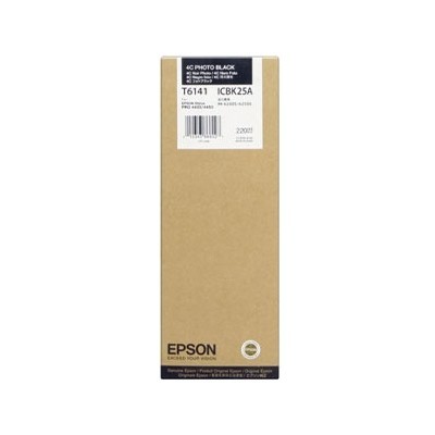 Černá, fotografická inkoustová kazeta EPSON pro Stylus Pro 4400 (T6141) - Originální