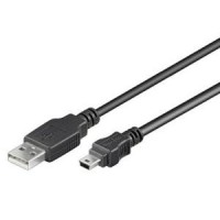 PremiumCord mini USB (5-pin) kabel, A-B, USB 2.0, 0.5m