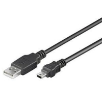 PremiumCord mini USB (5-pin) kabel, A-B, USB 2.0, 1.8m