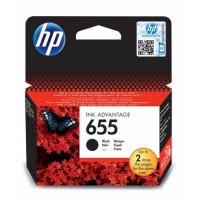 Černá inkoustová tisková kazeta HP 655 (HP655, HP-655, CZ109AE) - Originální
