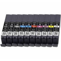 Barevné inkoustové kazety Canon Multi Pack PGI-72 MBK/C/M/Y/R (PGI 72, PGI72, PIXMA PRO-10) - Originální
