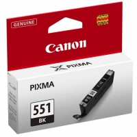 Černá inkoustová kazeta Canon CLI-551 BK (CLI 551, CLI551, Pixma MG6350) - Originální