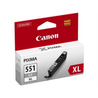 Šedá inkoustová kazeta Canon CLI-551 XL GY (CLI 551, CLI551, Pixma MG6350), velká - Originální