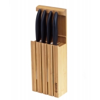Bambusový stojan na 4ks keramické nože